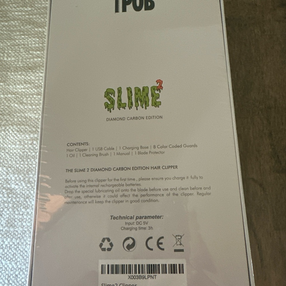 TPOB Slime 2 Diamond Carbon Edition Hair Clippers - Picture 3 of 4